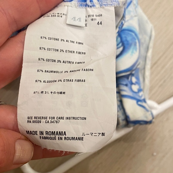 Auth Prada Mosaic Cotton Mini Dress 44 Medium - Picture 4 of 9